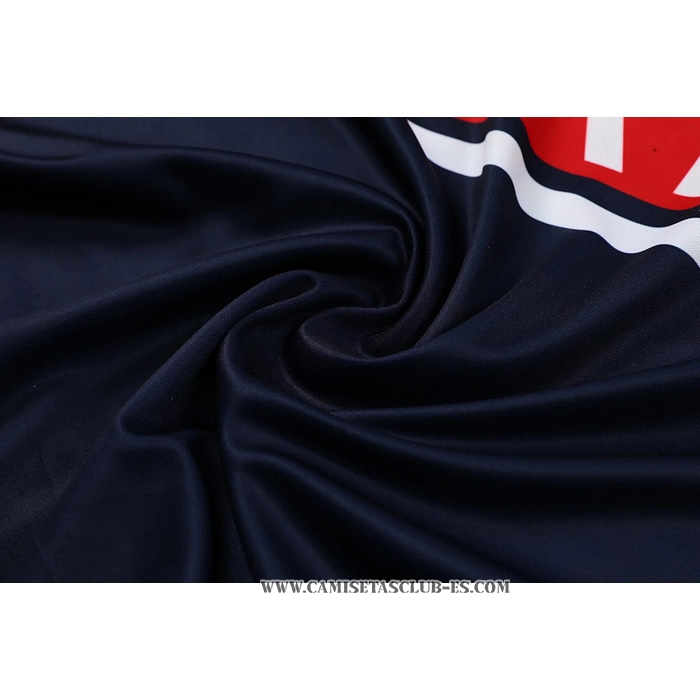 Camiseta de Entrenamiento Paris Saint-Germain 22-23 Sin Mangas Azul y Rojo
